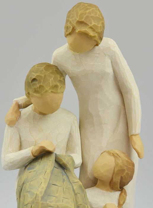 Statue Religieuse Willow Tree - La Sainte Famille (pic 3)
