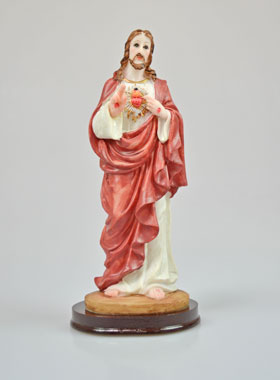 Statue Sacré Coeur de Jésus-Christ - 20cm (pic 1)
