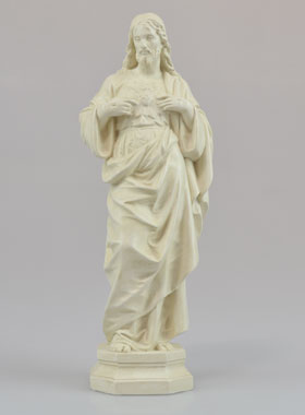 Statue Sacré Coeur de Jésus de Palerme - 20cm (pic 1)