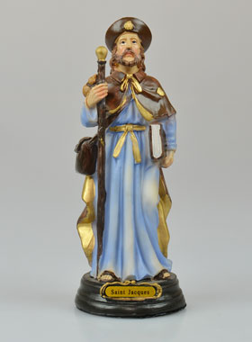 Statue Saint Jacques de Compostelle - 16 cm (pic 1)