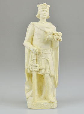 Statue Saint Louis Roi de France - 16 cm (pic 1)