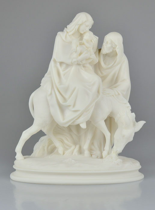 Statue Sainte Famille - La Fuite en Egypte - 26 cm (pic 2)