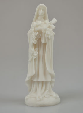 Statue Sainte Thérèse en Albâtre - 14 cm (pic 1)