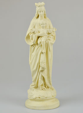 Statue Sainte Vierge Marie Artisanale - Mater Dei - 31 cm (pic 1)