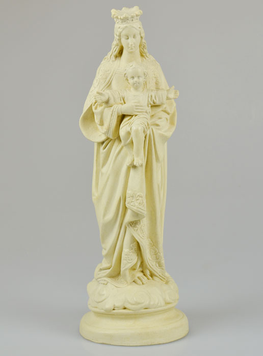 Statue Sainte Vierge Marie Artisanale - Mater Dei - 31 cm (pic 2)