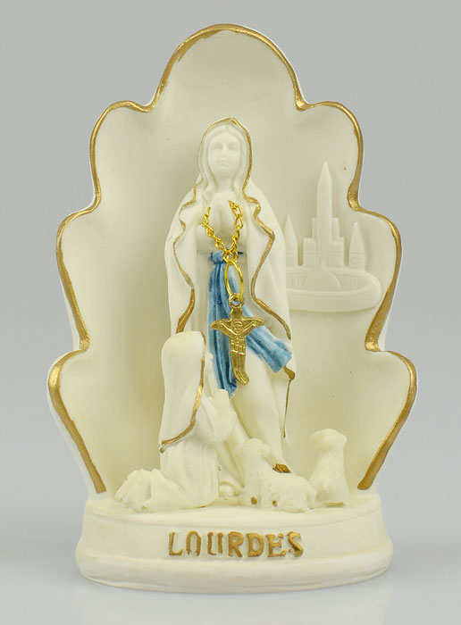 Statue Souvenir Grotte de Lourdes - 10 cm (pic 2)