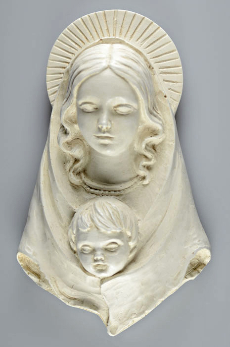 Statue Vierge et Visage du Christ (pic 2)