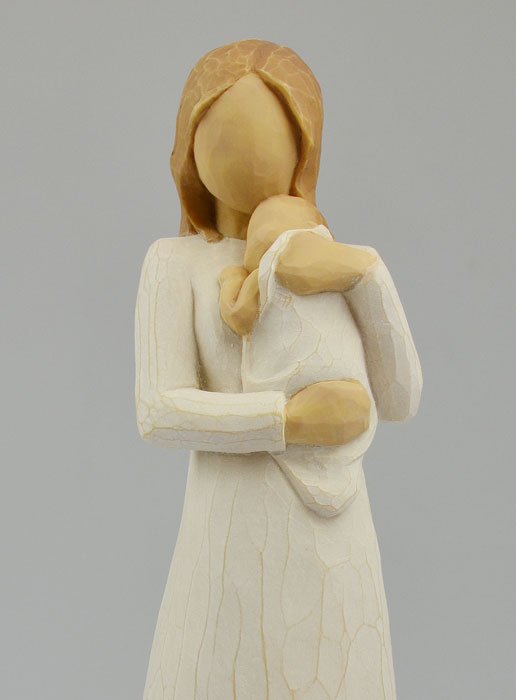 Statue Vierge Marie à l'Enfant - Cadeau de Baptême (pic 3)