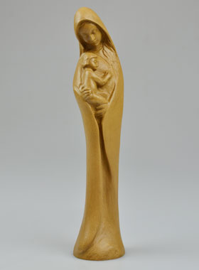 Statue Vierge Marie à l'Enfant Jésus - Cadeau de Baptême (pic 1)