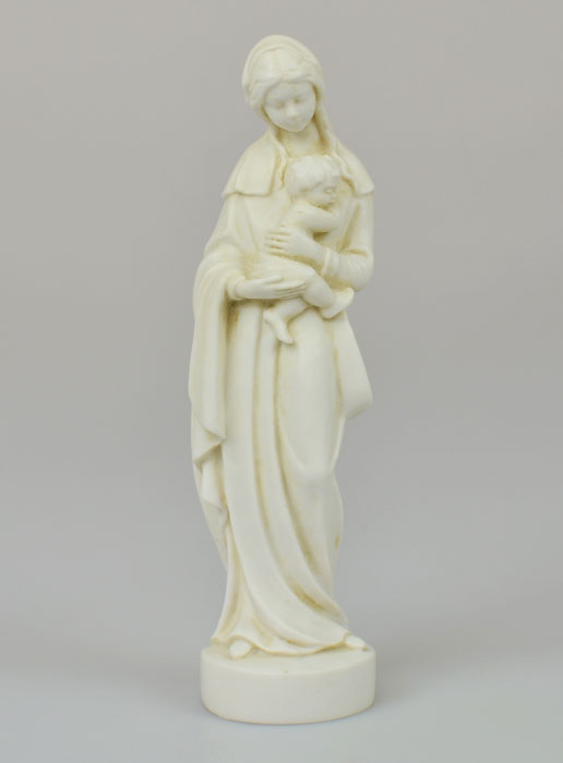 Statue Vierge Marie à l'Enfant Jésus - Renaissance (pic 2)