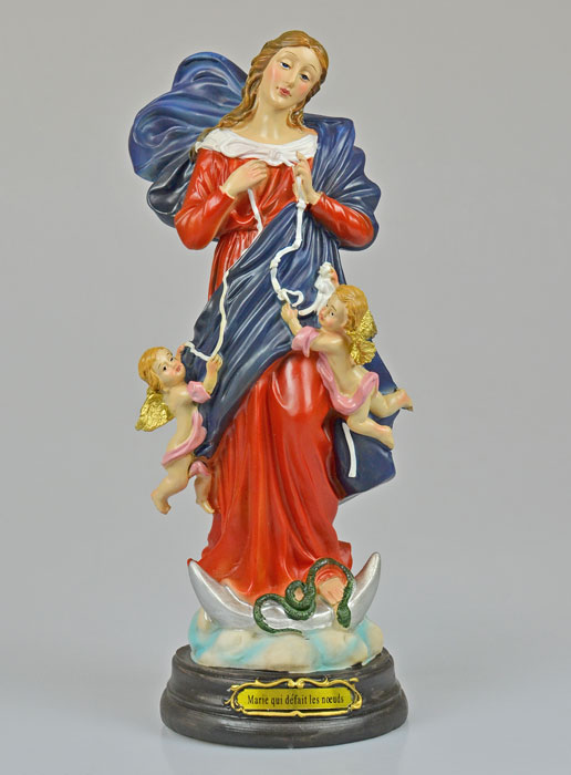 Statue Vierge Marie qui Défait les Noeuds - 30cm (pic 2)