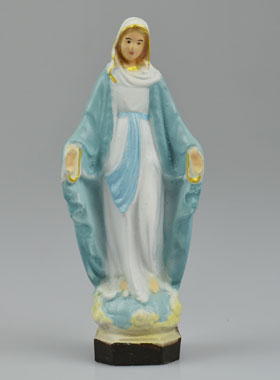 Statue Vierge Marie Miraculeuse 13 cm (pic 1)