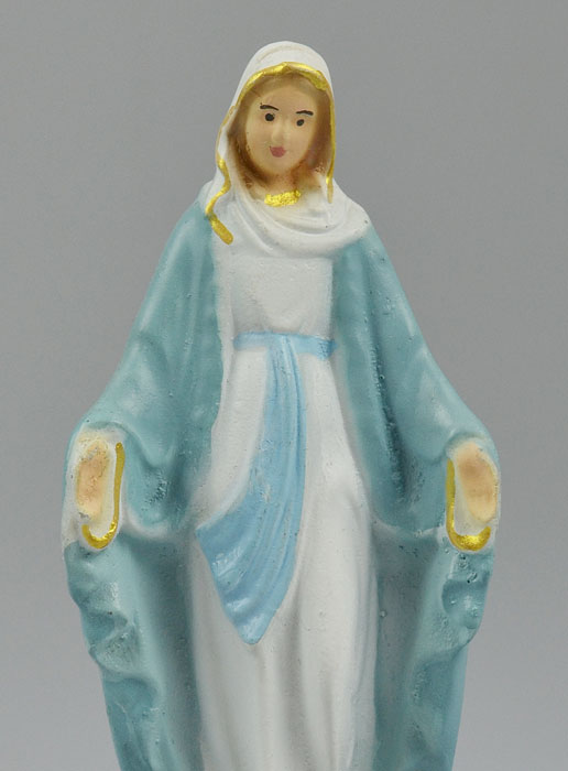 Statue Vierge Marie Miraculeuse 13 cm (pic 3)