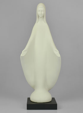 Statue Vierge Marie Miraculeuse Moderne et Artisanale - 35 cm (pic 1)