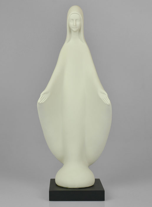Statue Vierge Marie Miraculeuse Moderne et Artisanale - 35 cm (pic 2)