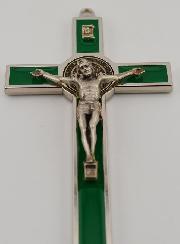 Croix de Saint Benoit - Métal Vert