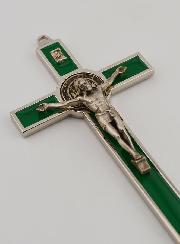 Croix de Saint Benoit - Métal Vert