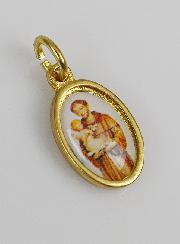 Médaille Saint Antoine de Padoue Dorée - 15mm