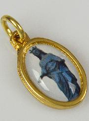 Médaille Notre Dame de la Vierge Noire Dorée - 15mm