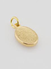 Médaille Enfant Jésus de Prague Dorée - 15mm