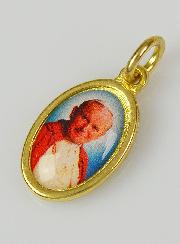 Médaille Saint Jean-Paul II Dorée - 15mm