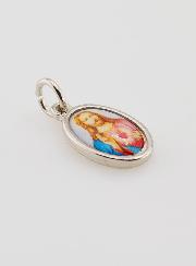 Médaille Sacré-Coeur de Jésus Argentée - 15mm