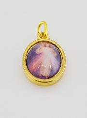 Médaille Christ Miséricordieux Divine Miséricorde Dorée - 15mm