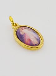 Médaille Christ Miséricordieux Divine Miséricorde Dorée - 15mm