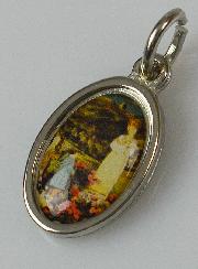 Médaille Notre Dame de la Salette Argentée - 15mm