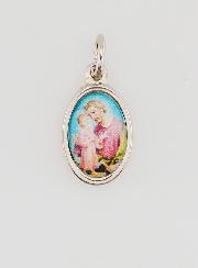Médaille Saint Joseph Argentée - 15mm