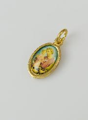 Médaille Saint Joseph Dorée - 15mm