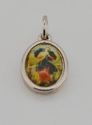 Médaille Vierge Marie qui Défait les Noeuds Argentée - 15mm