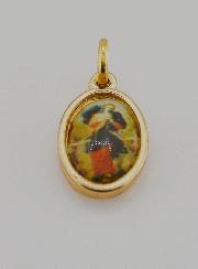 Médaille Vierge Marie qui Défait les Noeuds Dorée - 15mm