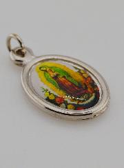 Médaille Notre Dame de Guadalupe Argentée - 25 mm