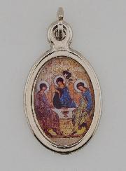 Médaille Sainte Trinité Argentée - 22 mm