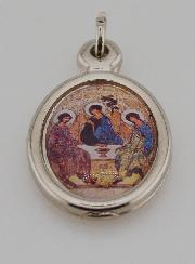 Médaille Sainte Trinité Argentée - 22 mm