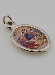 Médaille Sainte Trinité Argentée - 22 mm