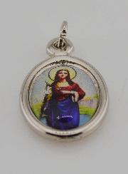 Médaille Sainte Philomène Argentée - 25 mm