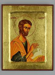 Icône Byzantine Saint Joseph aux Colombes - 17 cm