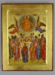Icône Byzantine L'Ascension de Jésus-Christ - 22 cm