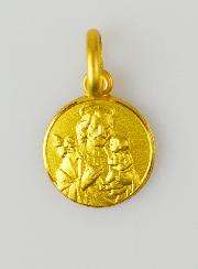 Médaille Saint Joseph en Plaqué Or - 10 mm