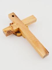Croix Crucifix Esprit Saint en Bois d'Olivier - 12 cm