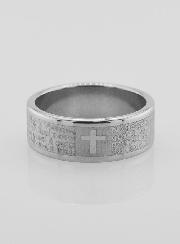 Bague Religieuse Prière du Notre Père Taille 56