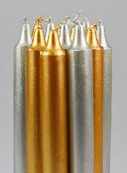 12 Bougies de Noël Or et Argent