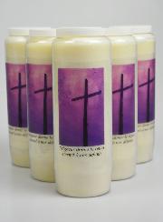Lot de 6 Bougies de Neuvaine Prière pour les Défunts - Toussaint