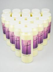 Lot de 20 Bougies de Neuvaine Prière pour les Défunts - Toussaint