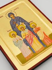 Icône Byzantine Sainte Sophie - 22 cm
