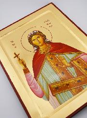Icône Byzantine Sainte Kaliopée - 30 cm