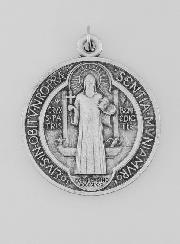 Médaille de Saint Benoît en Métal - 3.6 cm