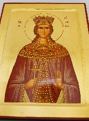 Icône Byzantine Sainte Irène de Thessalonique - 30 cm